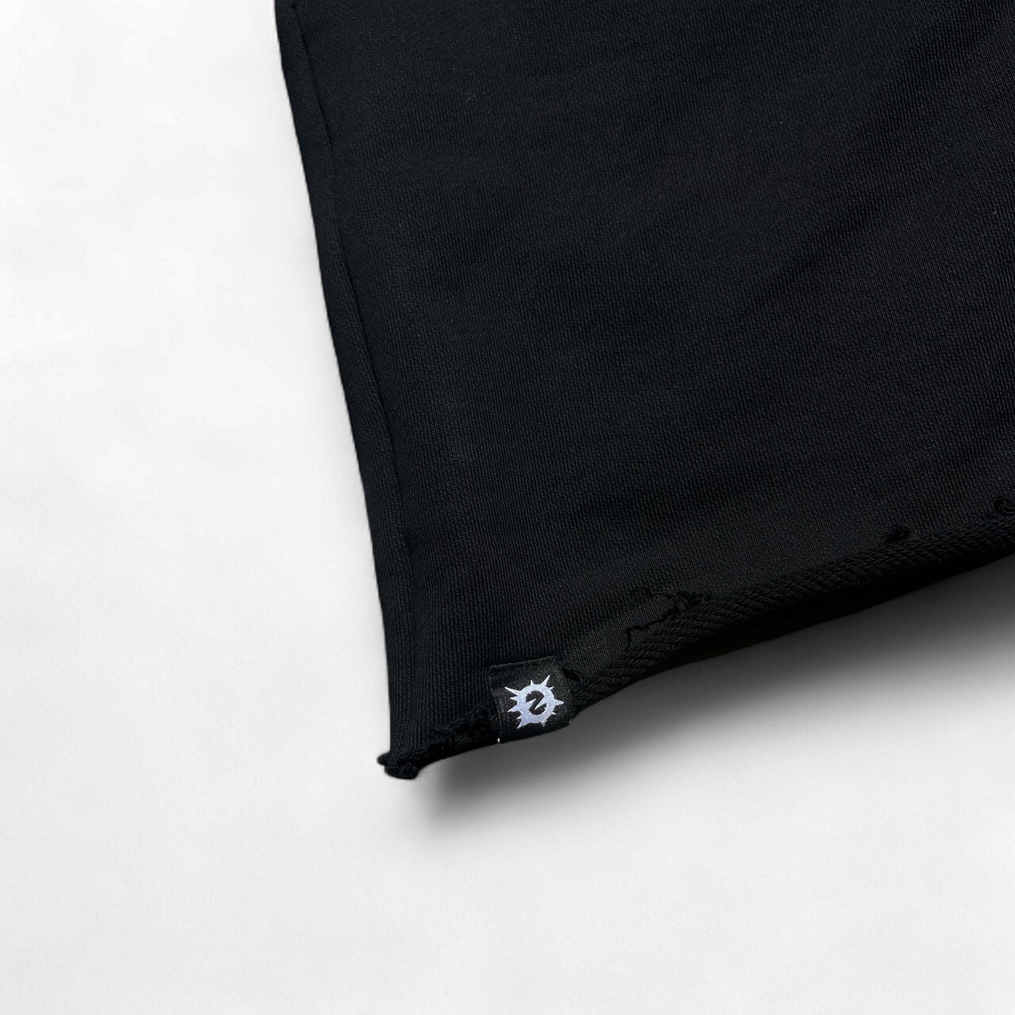 DOUBLE-WAISTED SHORTS BLACK